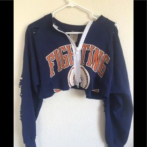 LF vintage zipper sweatshirt